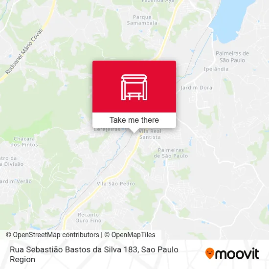 Rua Sebastião Bastos da Silva 183 map