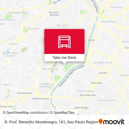 R. Prof. Benedito Montenegro, 161 map