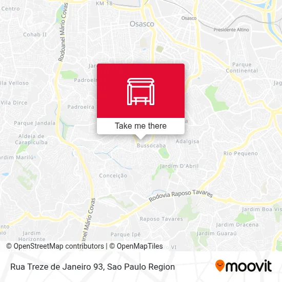 Rua Treze de Janeiro 93 map