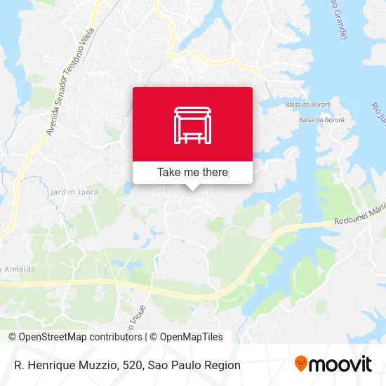 R. Henrique Muzzio, 520 map