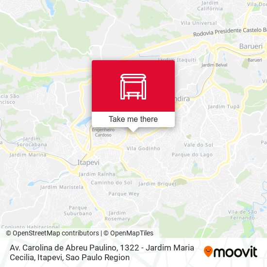 Av. Carolina de Abreu Paulino, 1322 - Jardim Maria Cecilia, Itapevi map