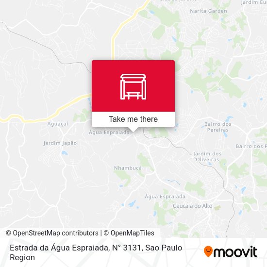 Estrada da Água Espraiada, N° 3131 map