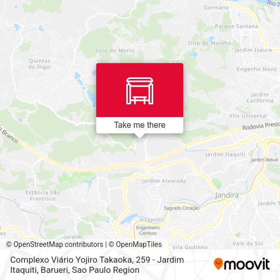 Complexo Viário Yojiro Takaoka, 259 - Jardim Itaquiti, Barueri map