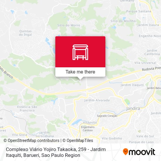 Complexo Viário Yojiro Takaoka, 259 - Jardim Itaquiti, Barueri map