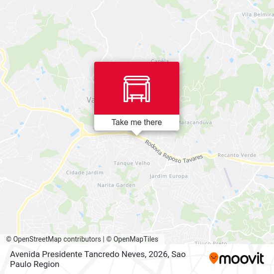 Avenida Presidente Tancredo Neves, 2026 map