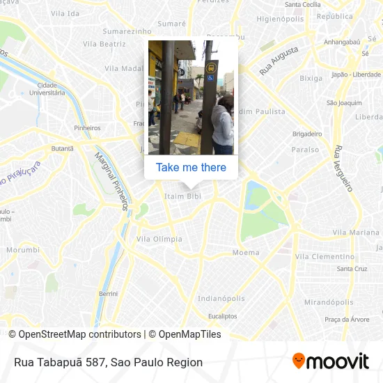Rua Tabapuã 587 map