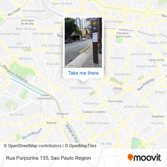 Rua Purpurina 155 map