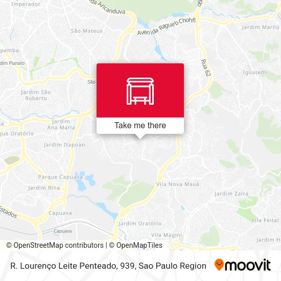 R. Lourenço Leite Penteado, 939 map