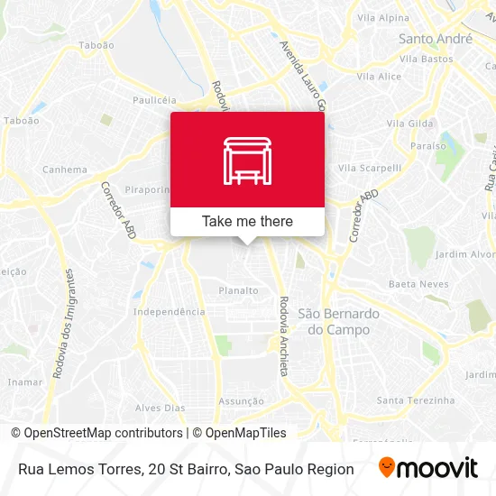 Rua Lemos Torres, 20 St Bairro map