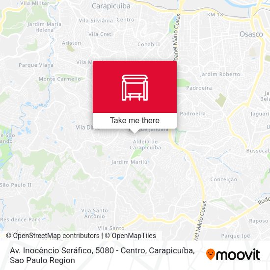 Av. Inocêncio Seráfico, 5080 - Centro, Carapicuíba map