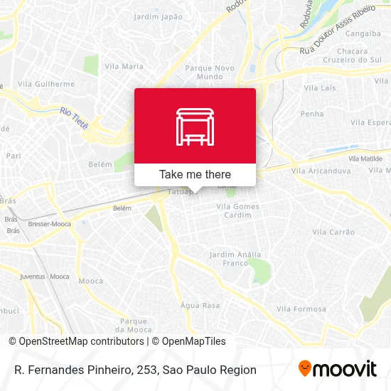 R. Fernandes Pinheiro, 253 map