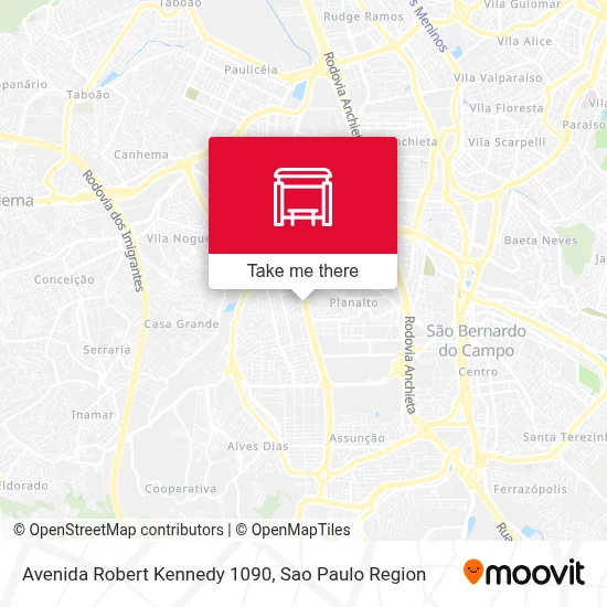 Avenida Robert Kennedy 1090 map