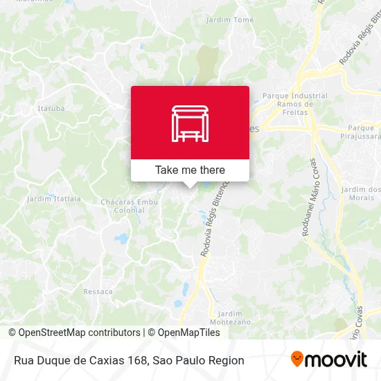 Rua Duque de Caxias 168 map