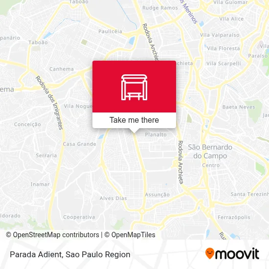 Parada Adient map