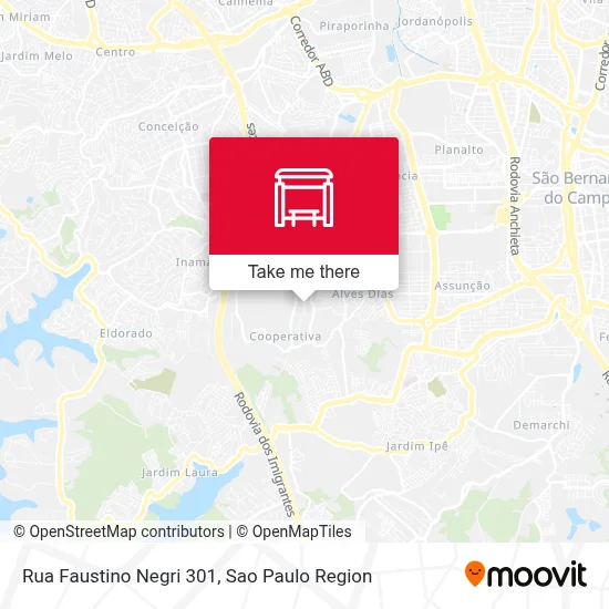 Rua Faustino Negri 301 map