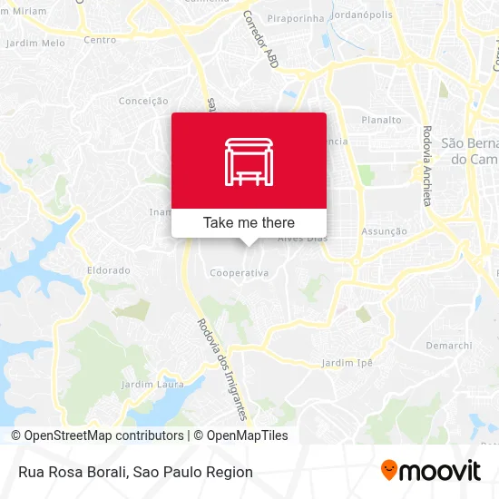 Rua Rosa Borali map