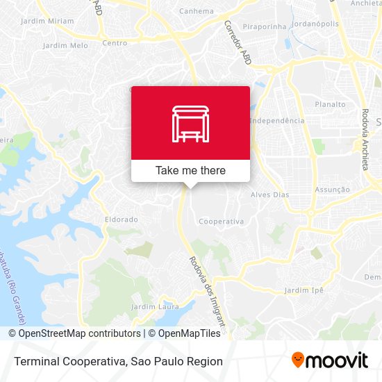 Terminal Cooperativa map