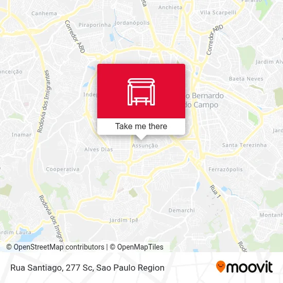Rua Santiago, 277 Sc map