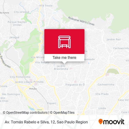 Av. Tomás Rabelo e Silva, 12 map