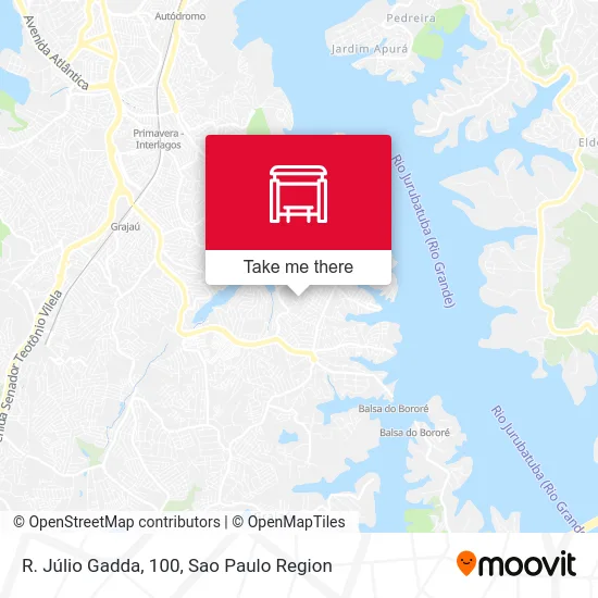 R. Júlio Gadda, 100 map