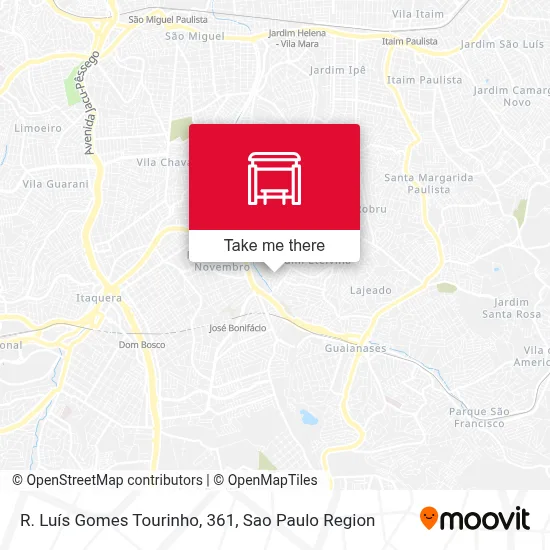R. Luís Gomes Tourinho, 361 map