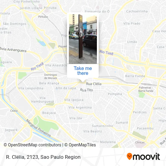 R. Clélia, 2123 map