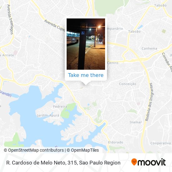 R. Cardoso de Melo Neto, 315 map