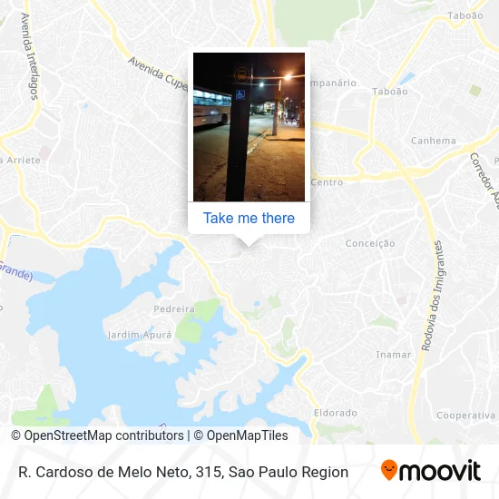 R. Cardoso de Melo Neto, 315 map