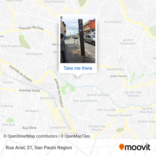 Rua Anaí, 21 map