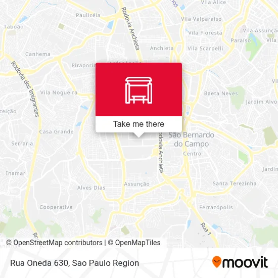 Rua Oneda 630 map