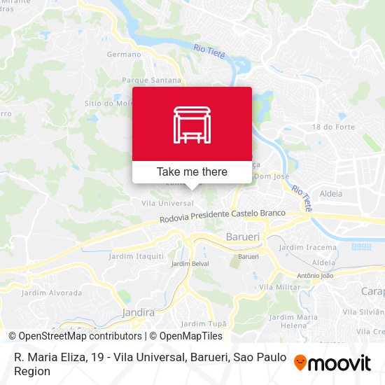 R. Maria Eliza, 19 - Vila Universal, Barueri map