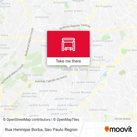 Rua Henrique Borba map