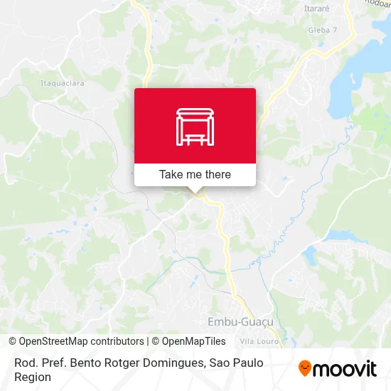 Rod. Pref. Bento Rotger Domingues map