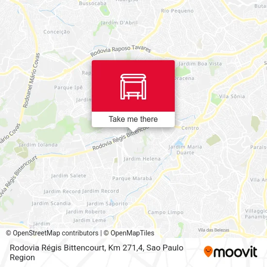 Rodovia Régis Bittencourt, Km 271,4 map