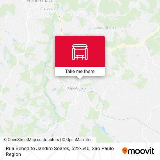 Rua Benedito Jandiro Soares, 522-540 map