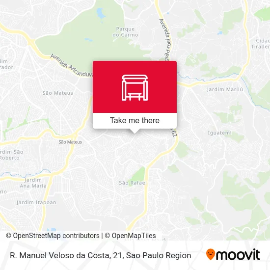 R. Manuel Veloso da Costa, 21 map