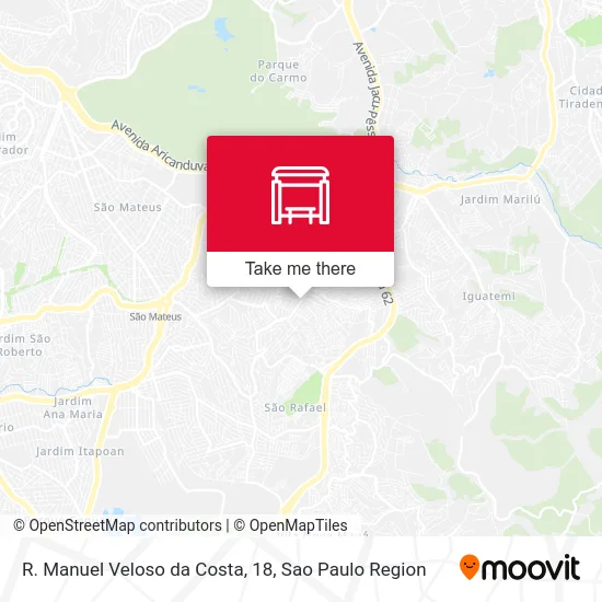 R. Manuel Veloso da Costa, 18 map