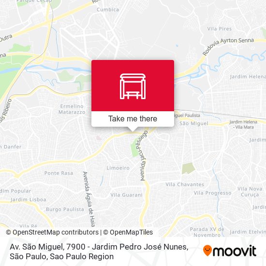 Mapa Av. São Miguel, 7900 - Jardim Pedro José Nunes, São Paulo