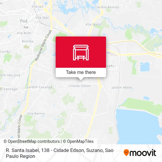 R. Santa Isabel, 138 - Cidade Edson, Suzano map