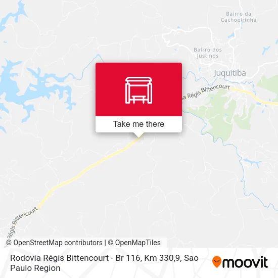 Rodovia Régis Bittencourt - Br 116, Km 330,9 map