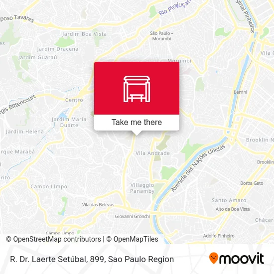 R. Dr. Laerte Setúbal, 899 map