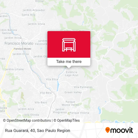 Rua Guarará, 40 map