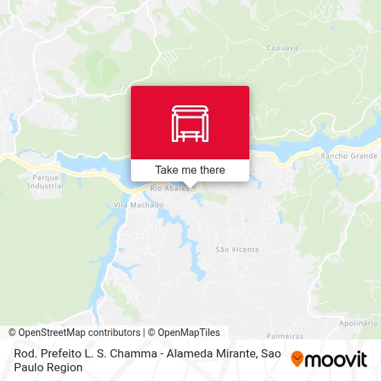 Rod. Prefeito L. S. Chamma - Alameda Mirante map
