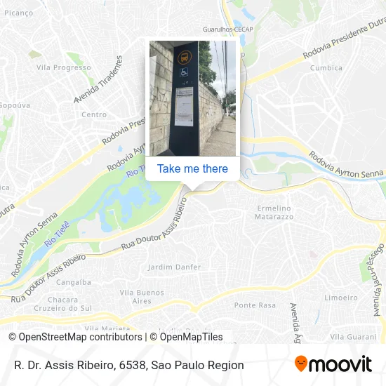 R. Dr. Assis Ribeiro, 6538 map