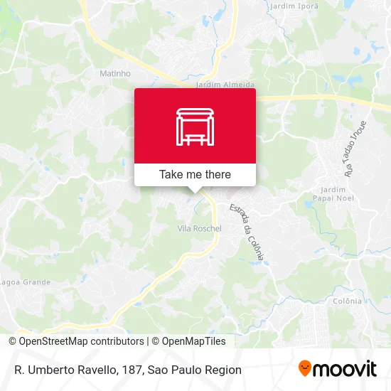 R. Umberto Ravello, 187 map