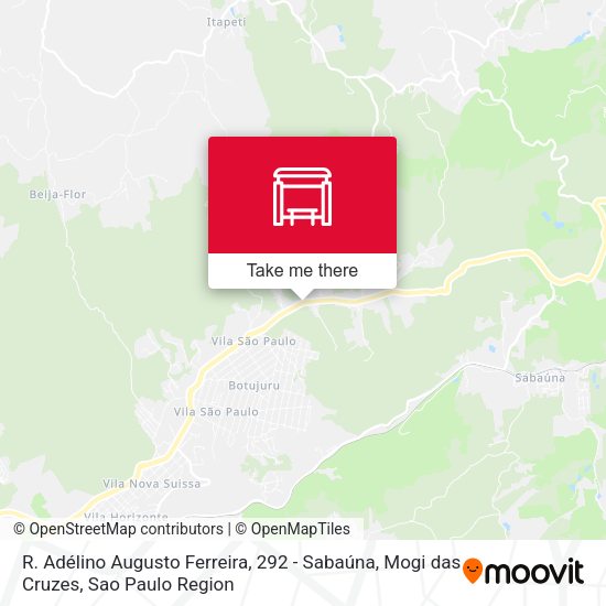 R. Adélino Augusto Ferreira, 292 - Sabaúna, Mogi das Cruzes map
