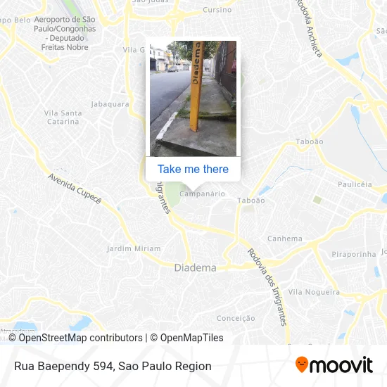 Rua Baependy 594 map