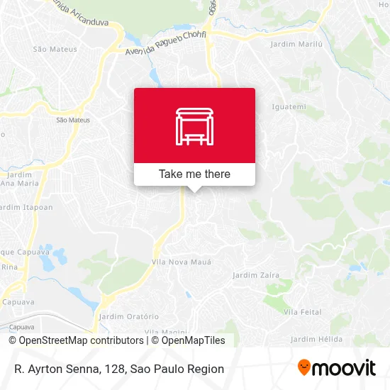 R. Ayrton Senna, 128 map