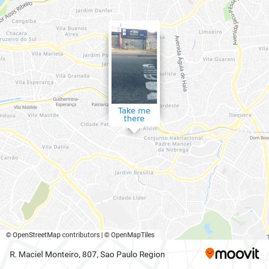 R. Maciel Monteiro, 807 map