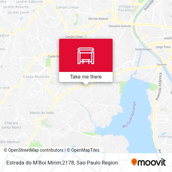 Estrada do M'Boi Mirim,2178 map